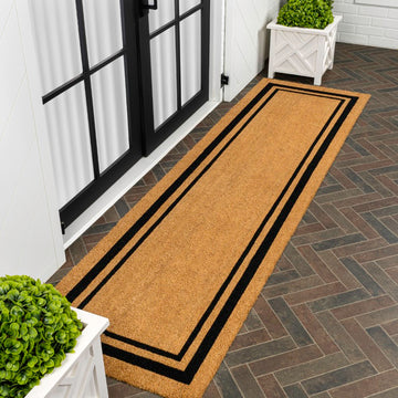 Blaire Modern Classic Double Border Area Rug